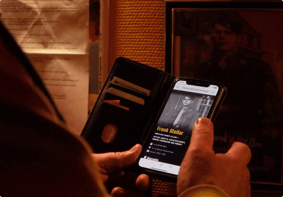 Mur de la Mémoire Interactif avec QR codes - Bastogne WWII Memorial