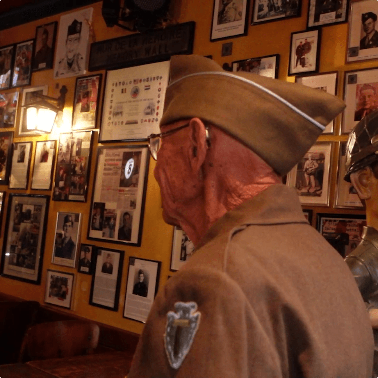 Vétéran de la Seconde Guerre mondiale - Mémorial Bastogne